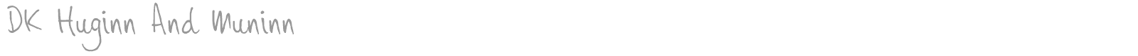 DK Huginn And Muninn font preview
